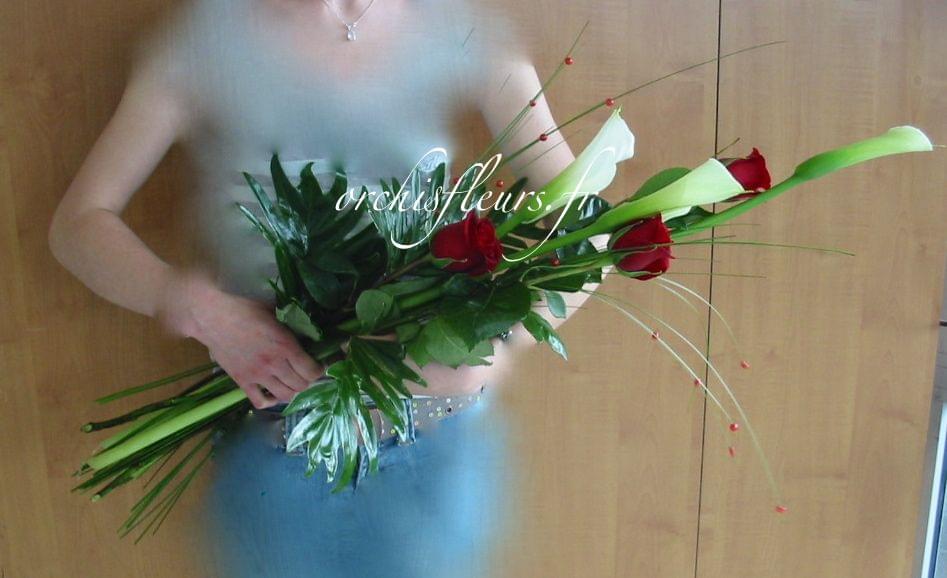 Bouquet création fleuriste Bois d'Arcy