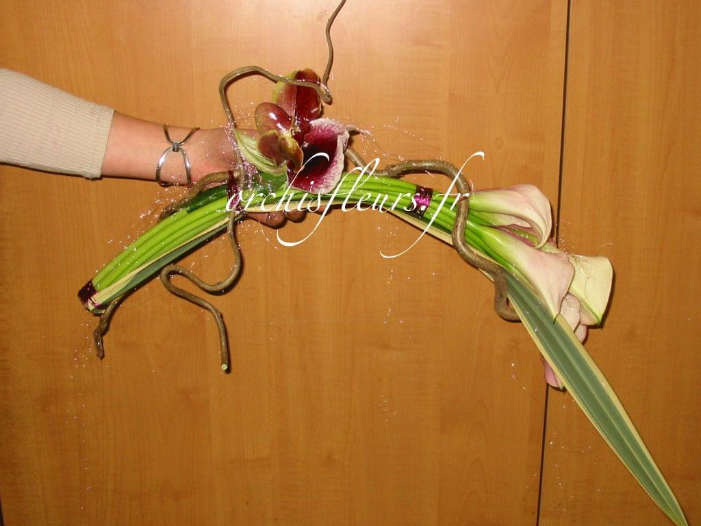 Bouquet création fleuriste Bois d'Arcy