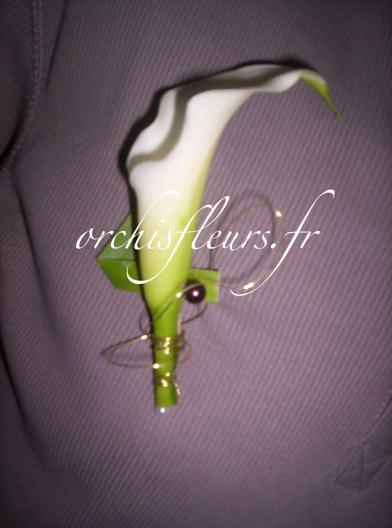 Boutonnière fleuriste Bois d'Arcy