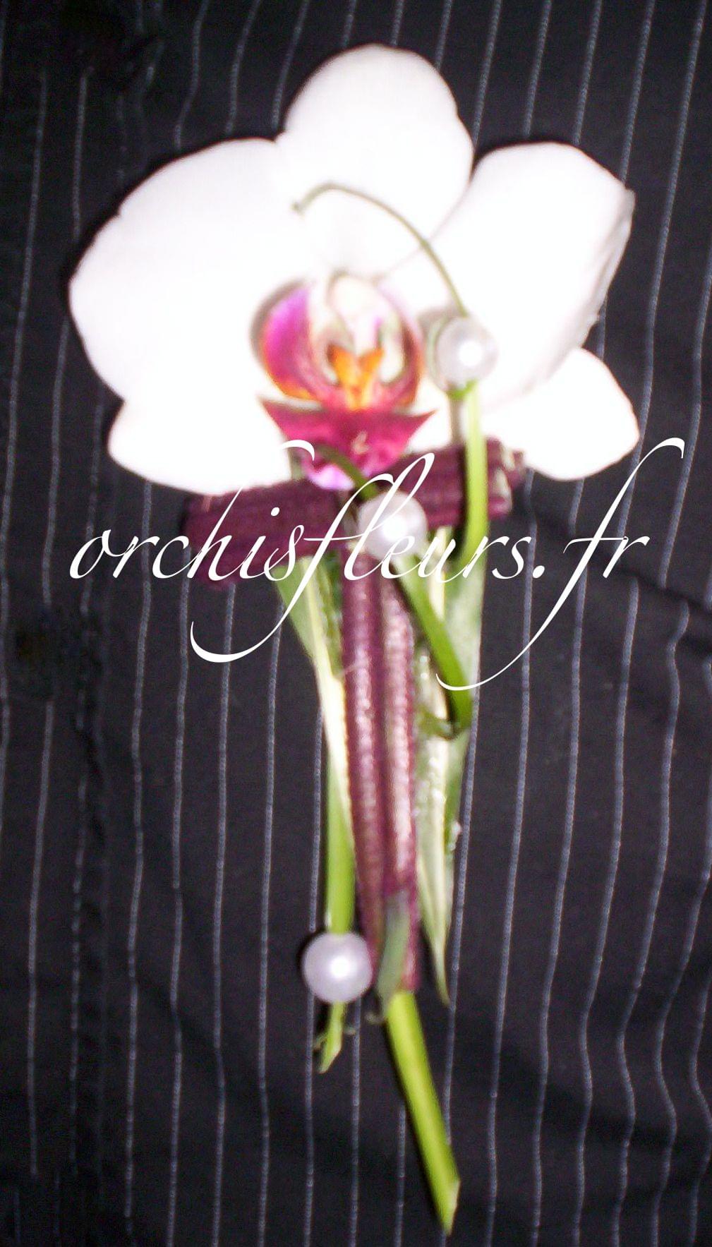 Boutonnière fleuriste Bois d'Arcy