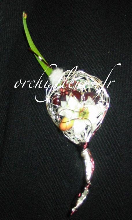 Boutonnière fleuriste Bois d'Arcy