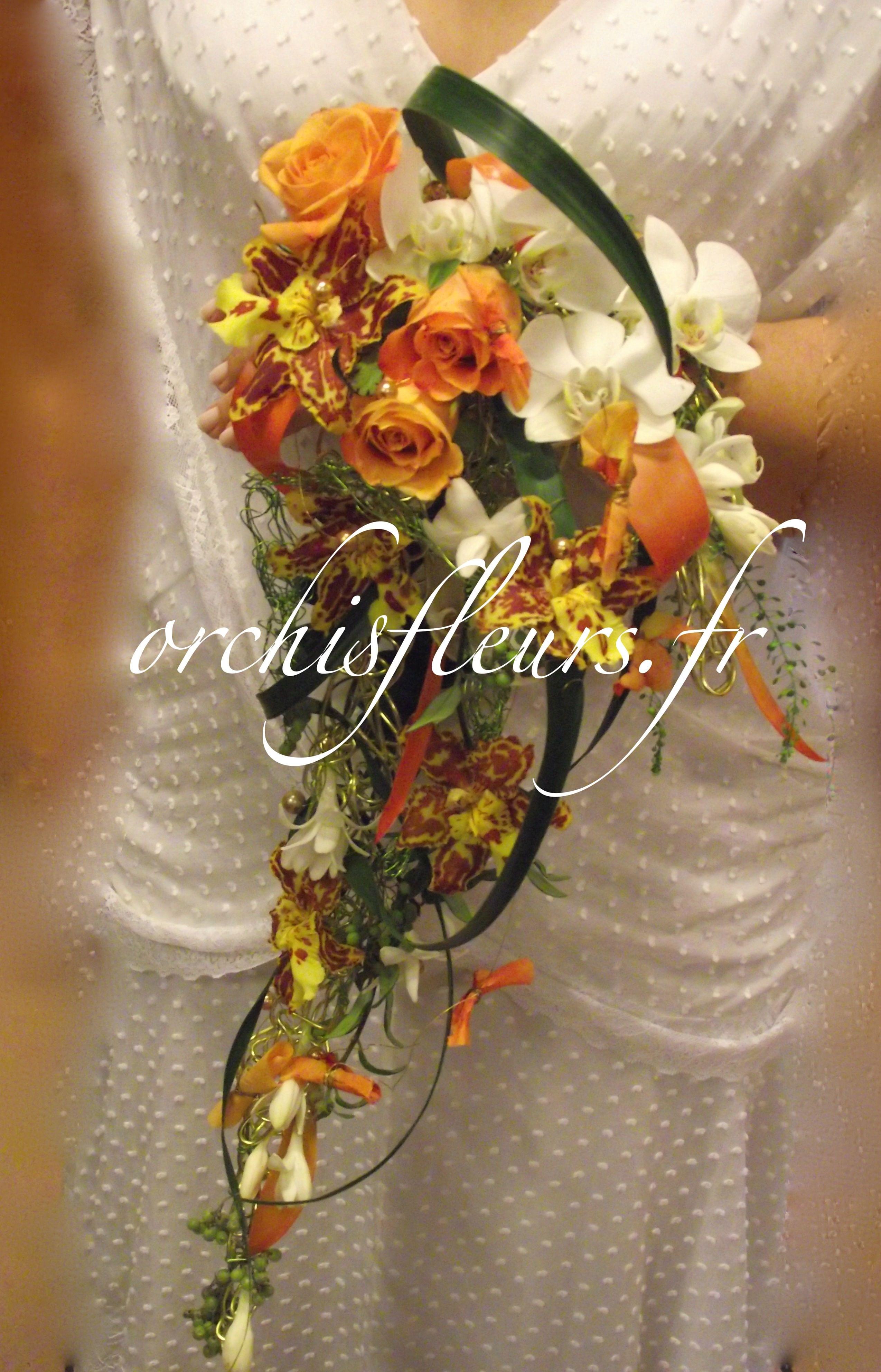 Bouquets chutes fleuriste Bois d'Arcy