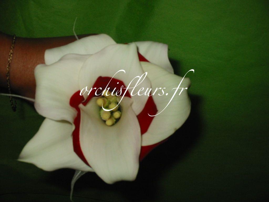 Bouquet de fleurs demoiselle d'honneur fleuriste Bois d'Arcy