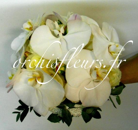 Bouquet rond fleuriste Bois d'Arcy