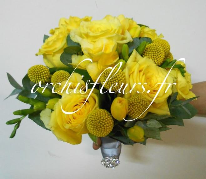 Bouquet rond fleuriste Bois d'Arcy