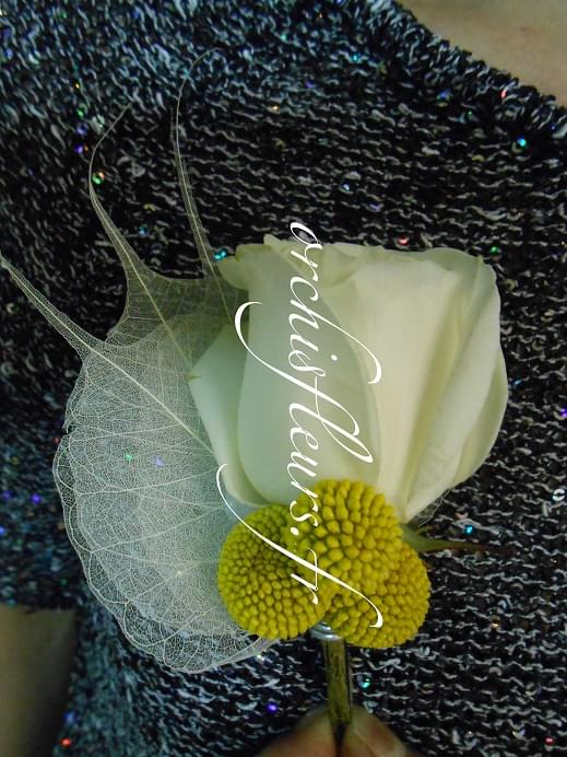 Boutonnière fleuriste Bois d'Arcy