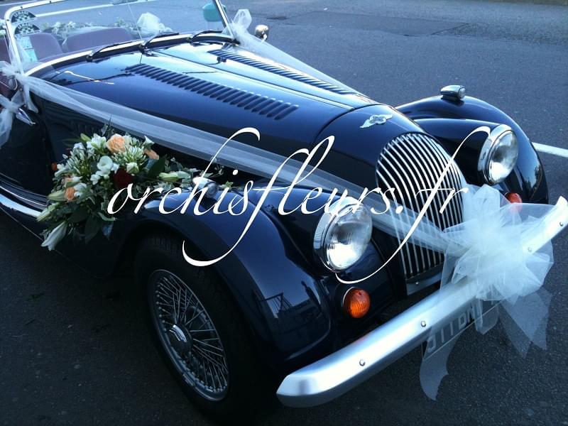 Décoration de voiture fleuriste Bois d'Arcy