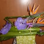 Centres de tables exotiques fleuriste Bois d'Arcy