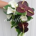 Bouquets demi-chutes fleuriste Bois d'Arcy